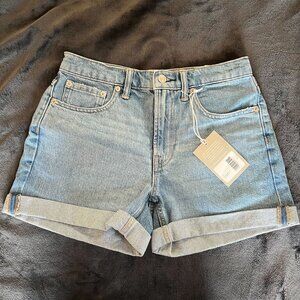 NWT Everlane The Denim Short in Vintage Light Blue, Size 27
